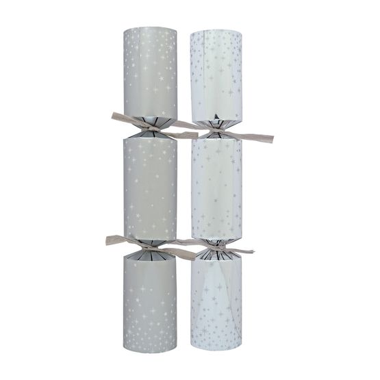 Swantex 11" Silver Starburst Christmas Crackers - Contents C C501-SSB-C
