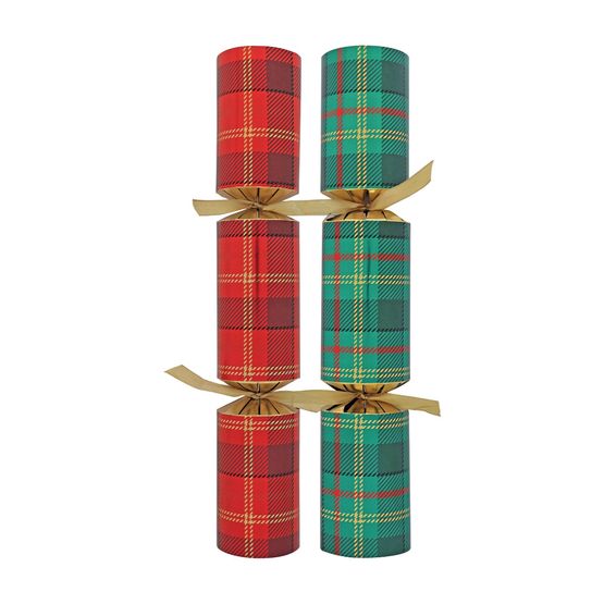 Swantex 12" Tartan Christmas Crackers - Contents N C502-TRN-N
