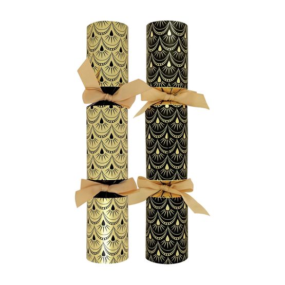 Swantex 13" Gatsby Christmas Crackers - Contents O C503-GBY-O