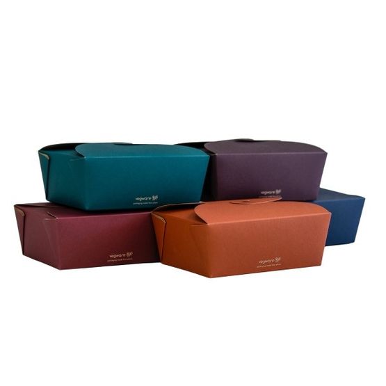 Vegware 1671-FS Feel Snug No.8 Food Carton 1300ml