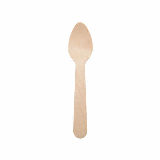 Compostable Teaspoon Disposable Wooden 100mm