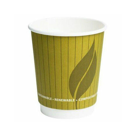 8oz Leaf composable Double Wall Hot Cup