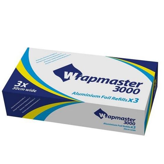 Wrapmaster Foil Refill 30cm x 90m (Pack of 3 rolls) 24C54