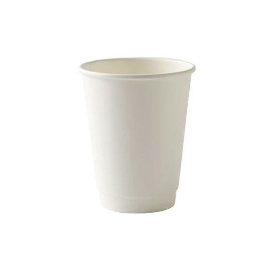 12oz White Double Wall Paper Cups