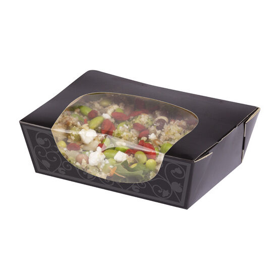 Colpac Compostable Elegance Windowed Salad Box,